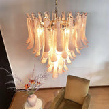 mid-century-modern-pink-murano-glass-petals-chandelier-luxury-vintage-art-deco-pendant-light
