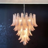 mid-century-modern-pink-murano-glass-petals-chandelier-luxury-vintage-art-deco-pendant-light