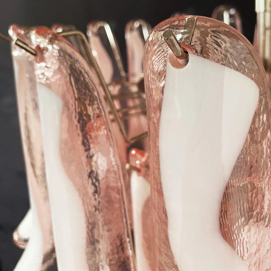 mid-century-modern-pink-murano-glass-petals-chandelier-luxury-vintage-art-deco-pendant-light