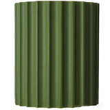 Mid Century Modern Ribbed Resin Wall Sconce Light for Living Room and Bedroom