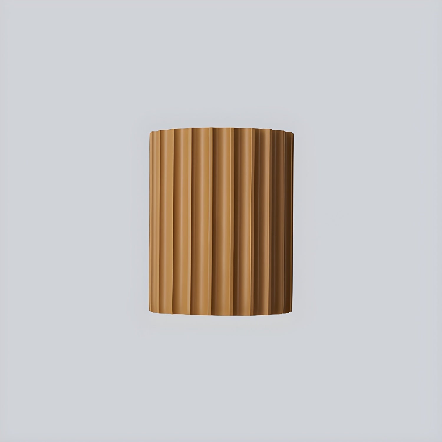 Mid Century Modern Ribbed Resin Wall Sconce Light for Living Room and Bedroom