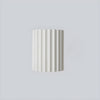 Mid Century Modern Ribbed Resin Wall Sconce Light for Living Room and Bedroom