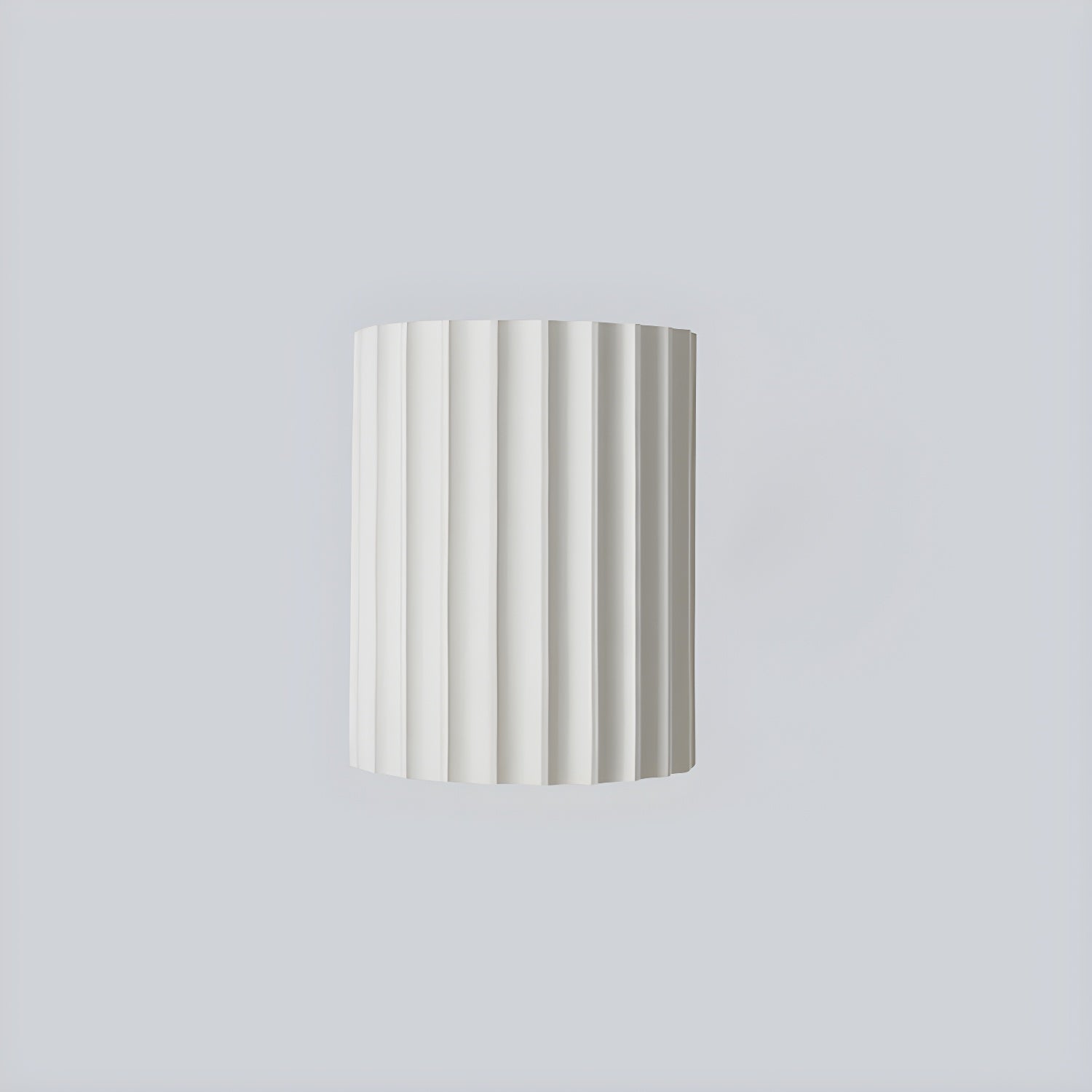Mid Century Modern Ribbed Resin Wall Sconce Light for Living Room and Bedroom