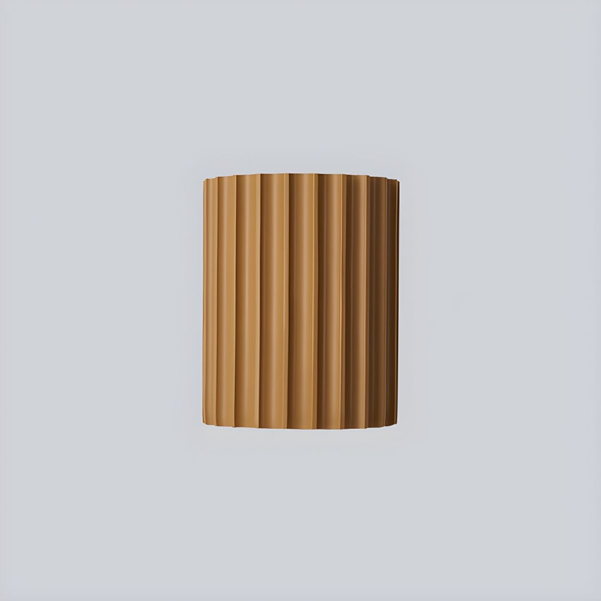 Mid Century Modern Ribbed Resin Wall Sconce Light for Living Room and Bedroom