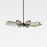 Mid Century Modern Sputnik Brass Chandelier LED Ceiling Light for Contemporary Interiors