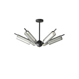 Mid Century Modern Sputnik Brass Chandelier LED Ceiling Light for Contemporary Interiors