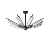Mid Century Modern Sputnik Brass Chandelier LED Ceiling Light for Contemporary Interiors