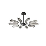 Mid Century Modern Sputnik Brass Chandelier LED Ceiling Light for Contemporary Interiors