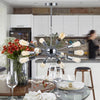 Mid Century Modern Sputnik Chandelier 18 Light Industrial Metal Ceiling Fixture for Dining and Living Room