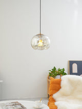 Mid Century Modern Wave Glass Pendant Light for Elegant Interior Spaces
