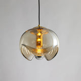 Mid Century Modern Wave Glass Pendant Light for Elegant Interior Spaces