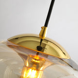 Mid Century Modern Wave Glass Pendant Light for Elegant Interior Spaces