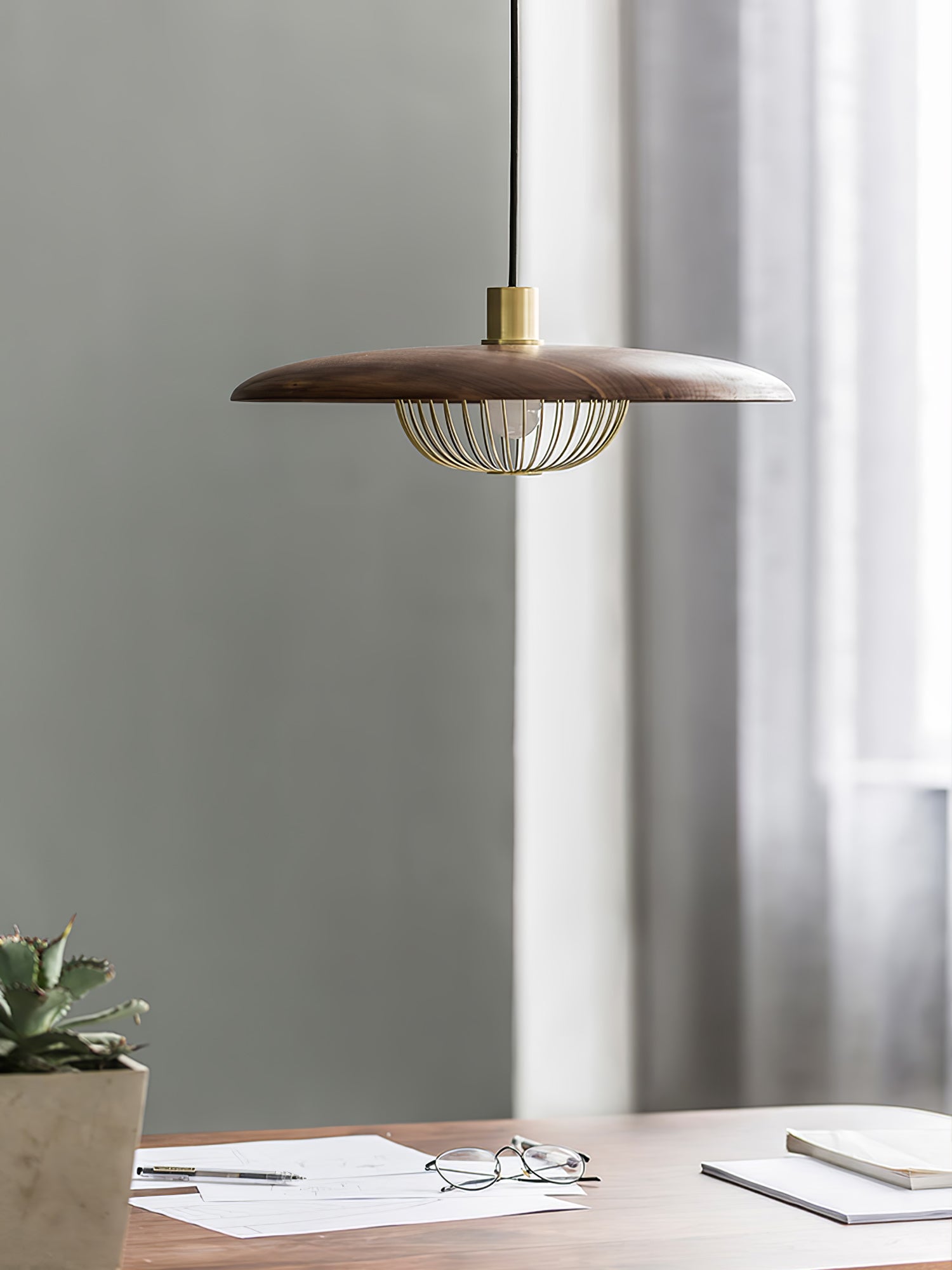 mid-century-modern-wood-pendant-lamp-with-hand-crafted-cnc-engraved-shade-for-dining-room
