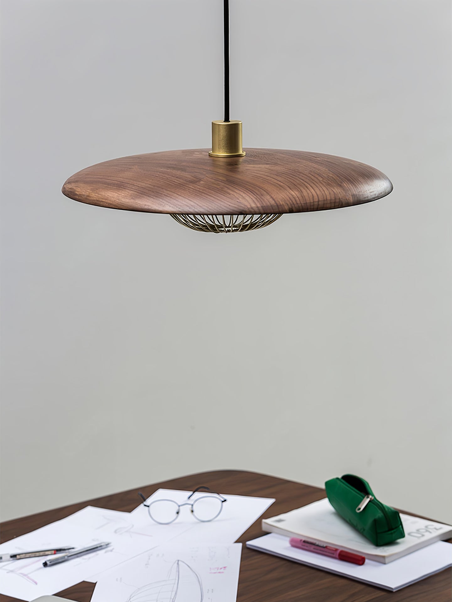 mid-century-modern-wood-pendant-lamp-with-hand-crafted-cnc-engraved-shade-for-dining-room