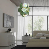 mid-century-murano-green-glass-disc-chandelier-for-dining-room-and-living-room