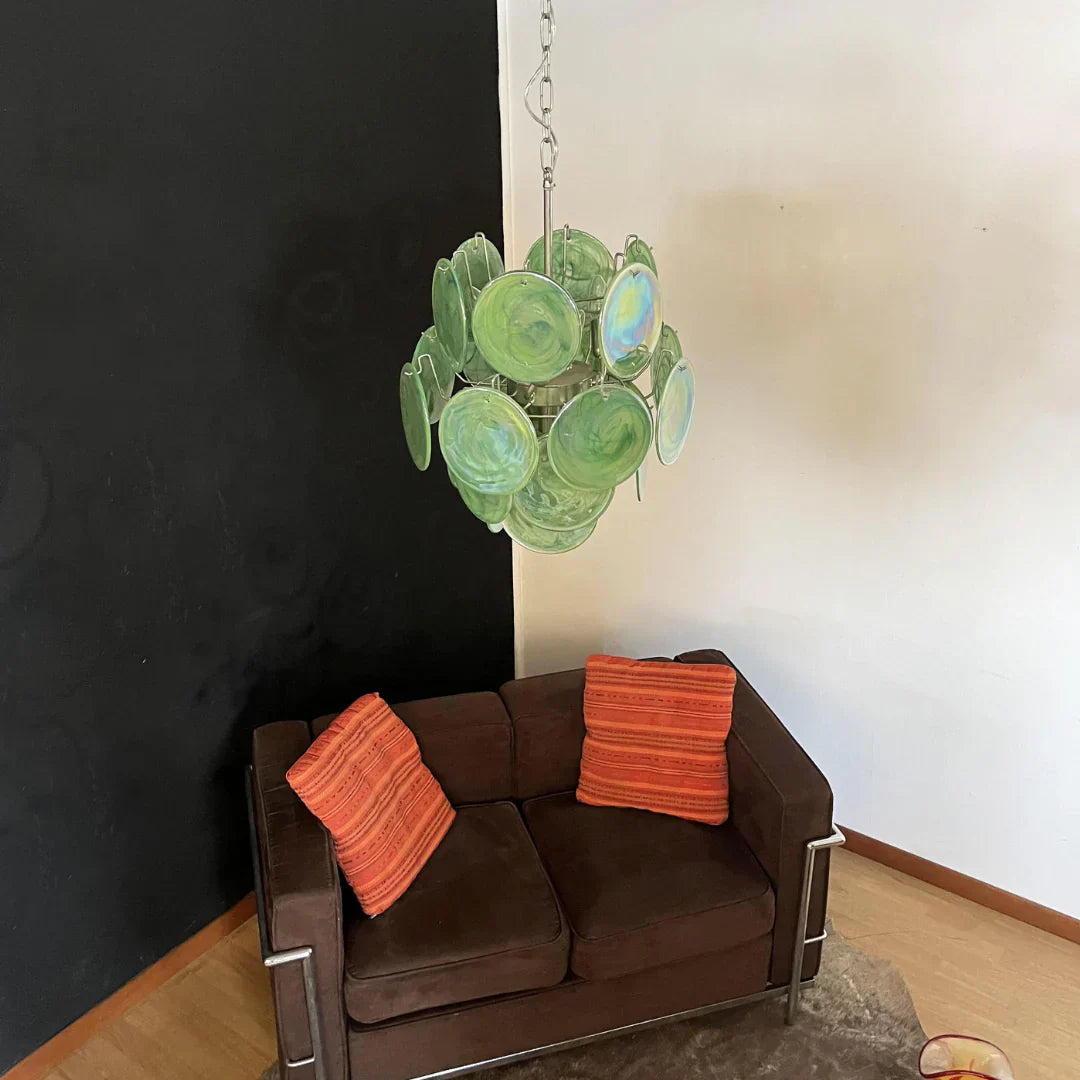 mid-century-murano-green-glass-disc-chandelier-for-dining-room-and-living-room
