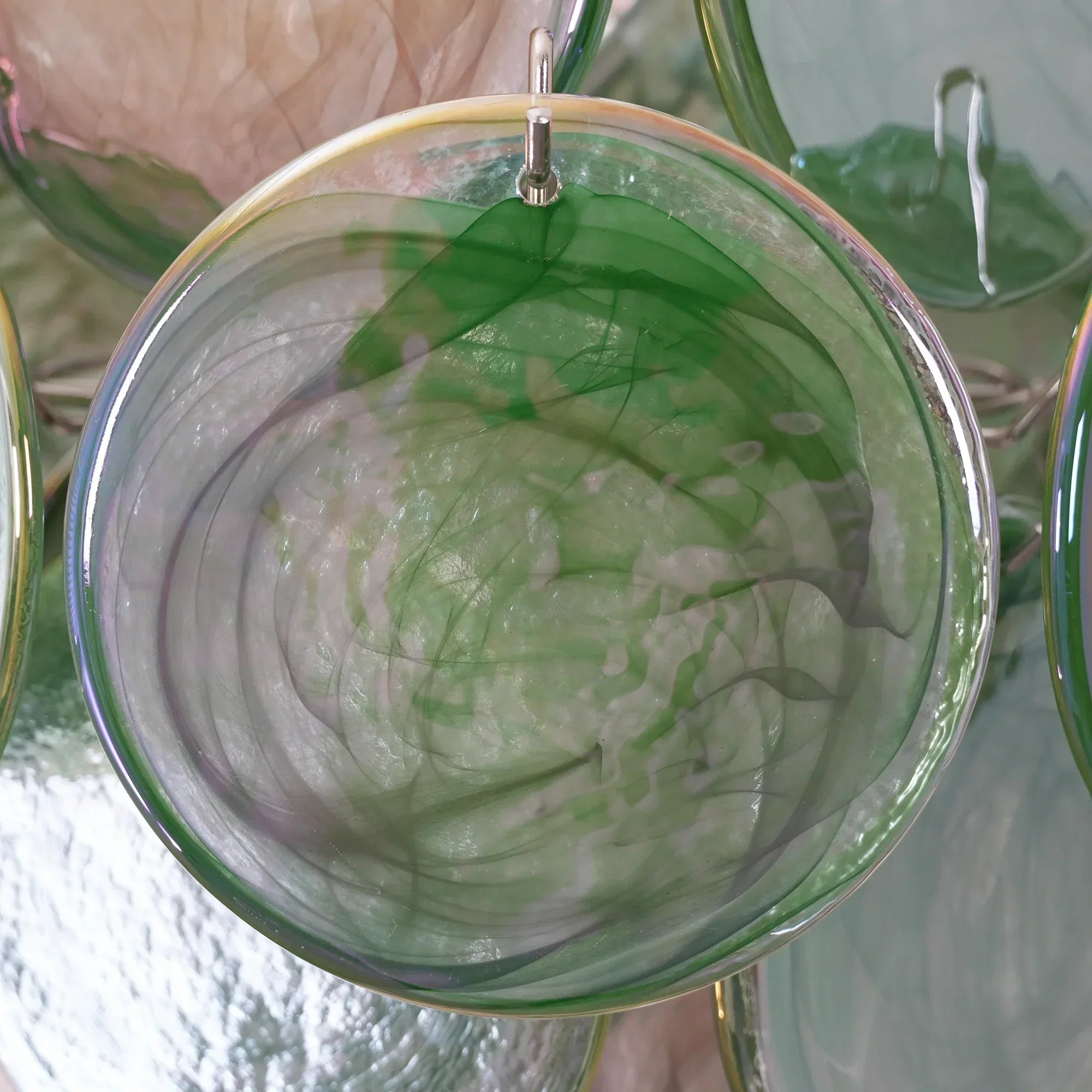 mid-century-murano-green-glass-disc-chandelier-for-dining-room-and-living-room