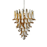mid-century-murano-style-caramel-glass-petals-chandelier-for-living-and-dining-room