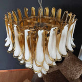 mid-century-murano-style-caramel-glass-petals-chandelier-for-living-and-dining-room