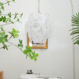 mid-century-murano-style-white-glass-disk-chandelier-with-polished-metal-finish