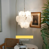 mid-century-murano-style-white-glass-disk-chandelier-with-polished-metal-finish