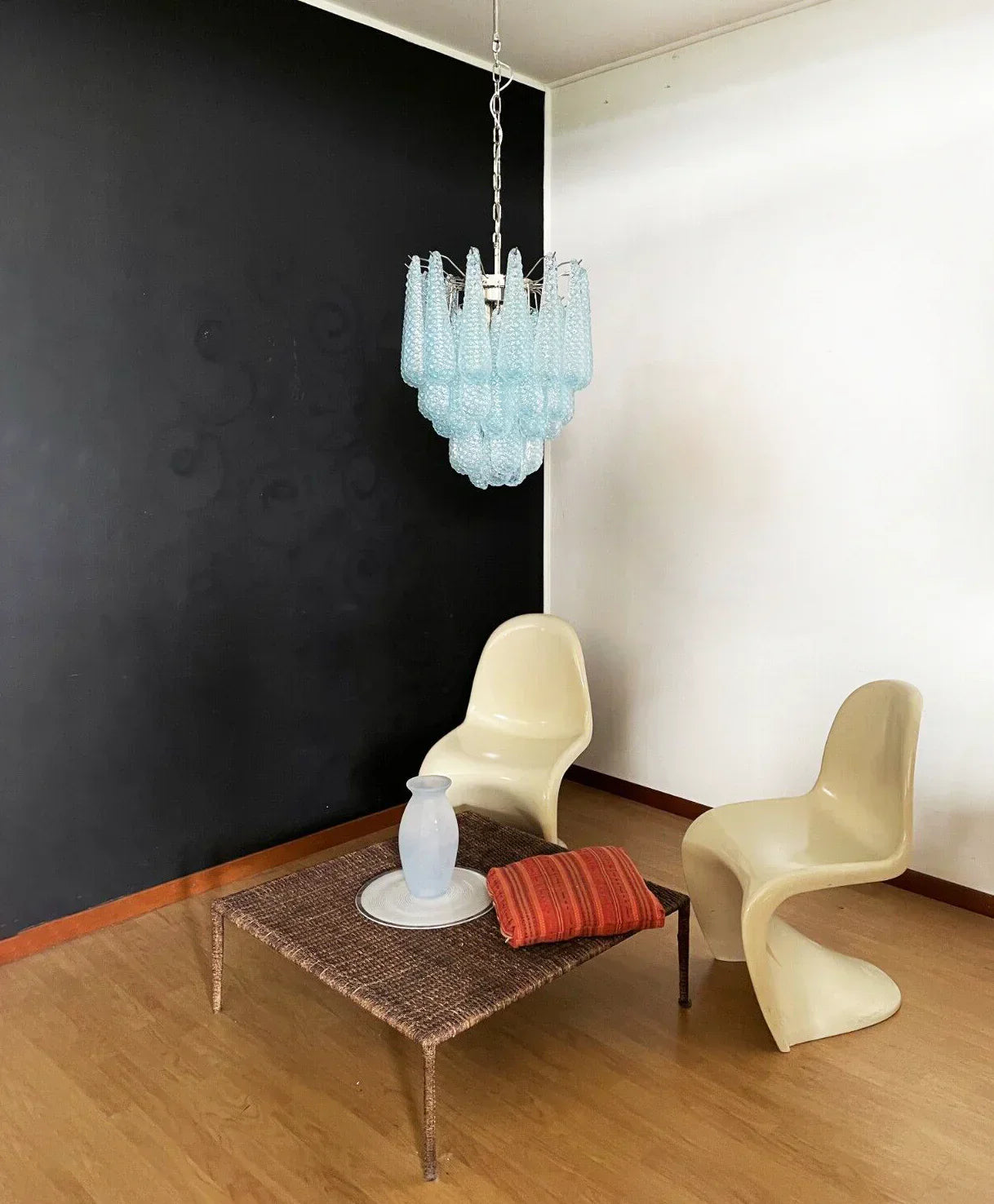 mid-century-vintage-murano-style-blue-glass-petal-chandelier-luxury-handcrafted-pendant-lighting