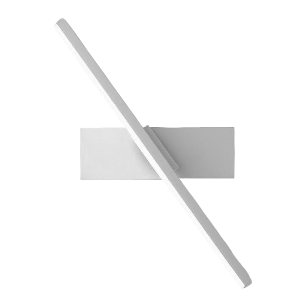 Minimalist 330 Degree Rotatable Modern LED Strip Wall Lamp and Geometric Sconce