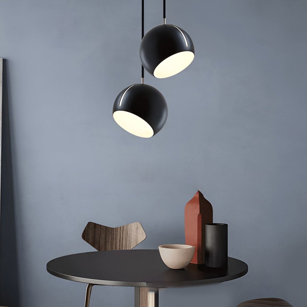 Minimalist Adjustable Ball Shaped Hanging Light for Kitchen Island and Dining Area