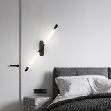 Minimalist Adjustable LED Wall Lamp Linear Tube Sconce for Modern Interior Decor