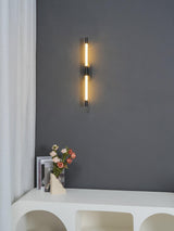Minimalist Adjustable LED Wall Lamp Linear Tube Sconce for Modern Interior Decor