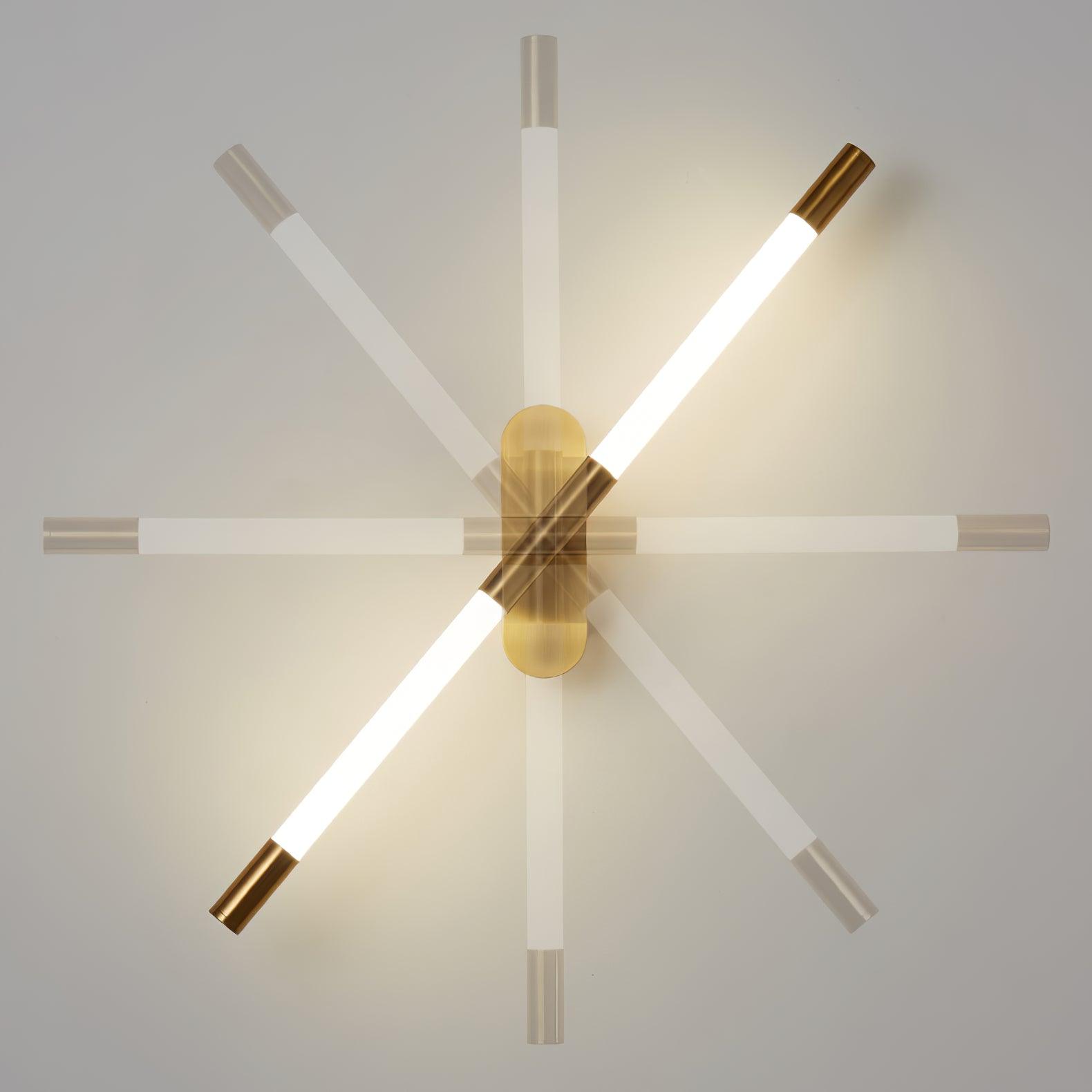 Minimalist Adjustable LED Wall Lamp Linear Tube Sconce for Modern Interior Decor