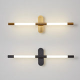 Minimalist Adjustable LED Wall Lamp Linear Tube Sconce for Modern Interior Decor