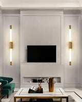Minimalist Adjustable LED Wall Lamp Linear Tube Sconce for Modern Interior Decor