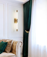 Minimalist Adjustable LED Wall Lamp Linear Tube Sconce for Modern Interior Decor