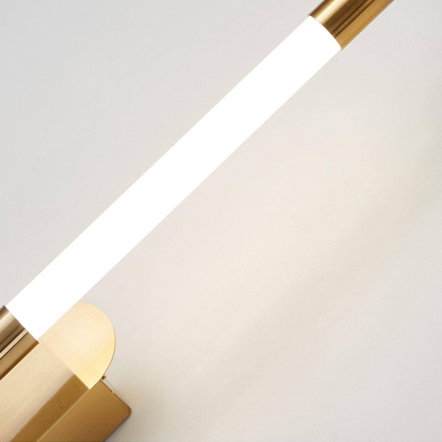 Minimalist Adjustable LED Wall Lamp Linear Tube Sconce for Modern Interior Decor