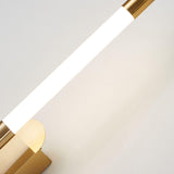 Minimalist Adjustable LED Wall Lamp Linear Tube Sconce for Modern Interior Decor