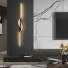 Minimalist Black Linear Wall Light Creative Modern LED Sconce with Adjustable Brightness