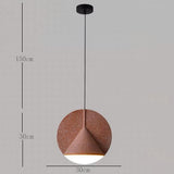 Minimalist Circular Cone LED Pendant Light Metal Industrial Hanging Lamp for Kitchen Island