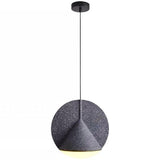 Minimalist Circular Cone LED Pendant Light Metal Industrial Hanging Lamp for Kitchen Island