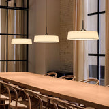 Minimalist Dama Pendant Lamp with Parchment Shade and Integrated LED Lighting