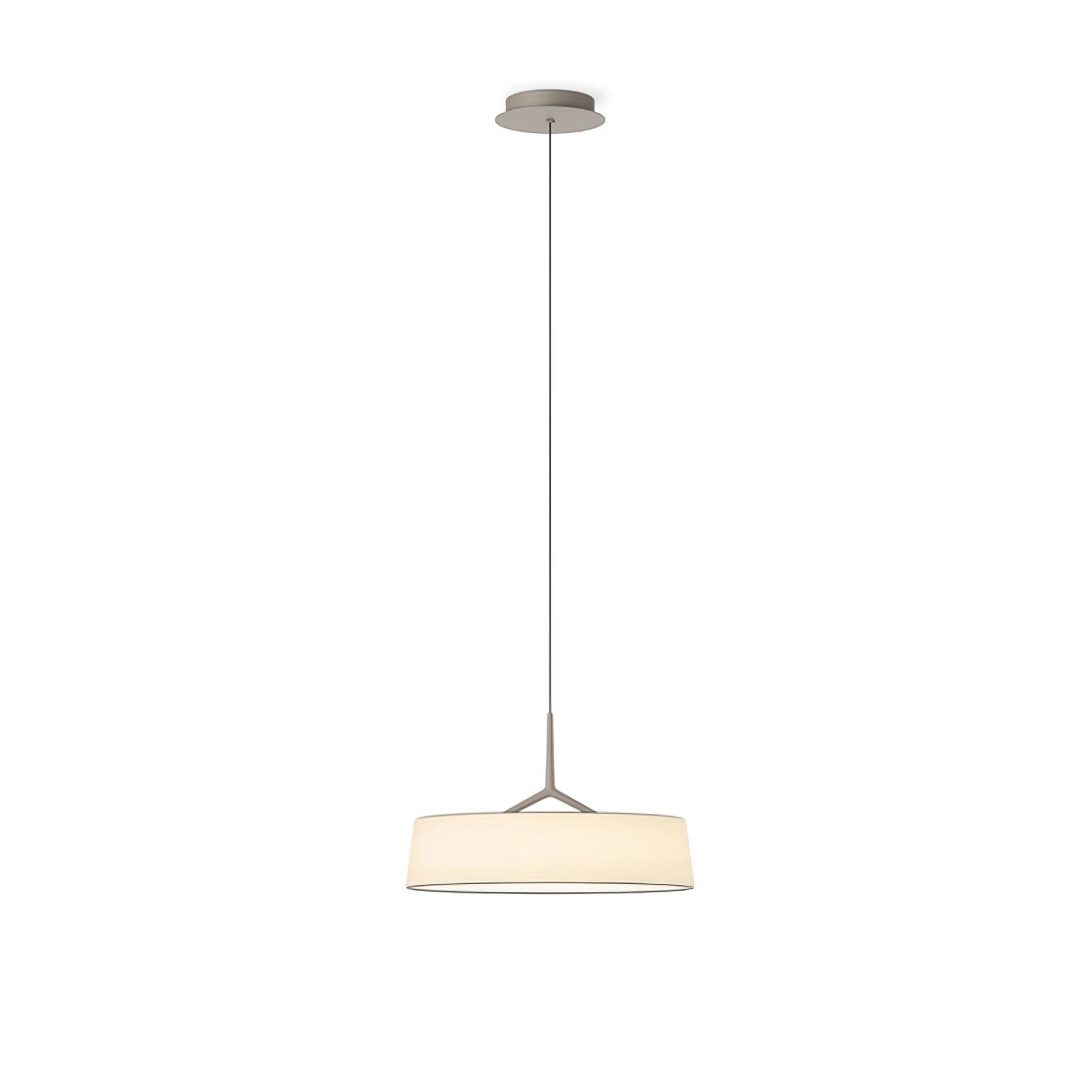 Minimalist Dama Pendant Lamp with Parchment Shade and Integrated LED Lighting