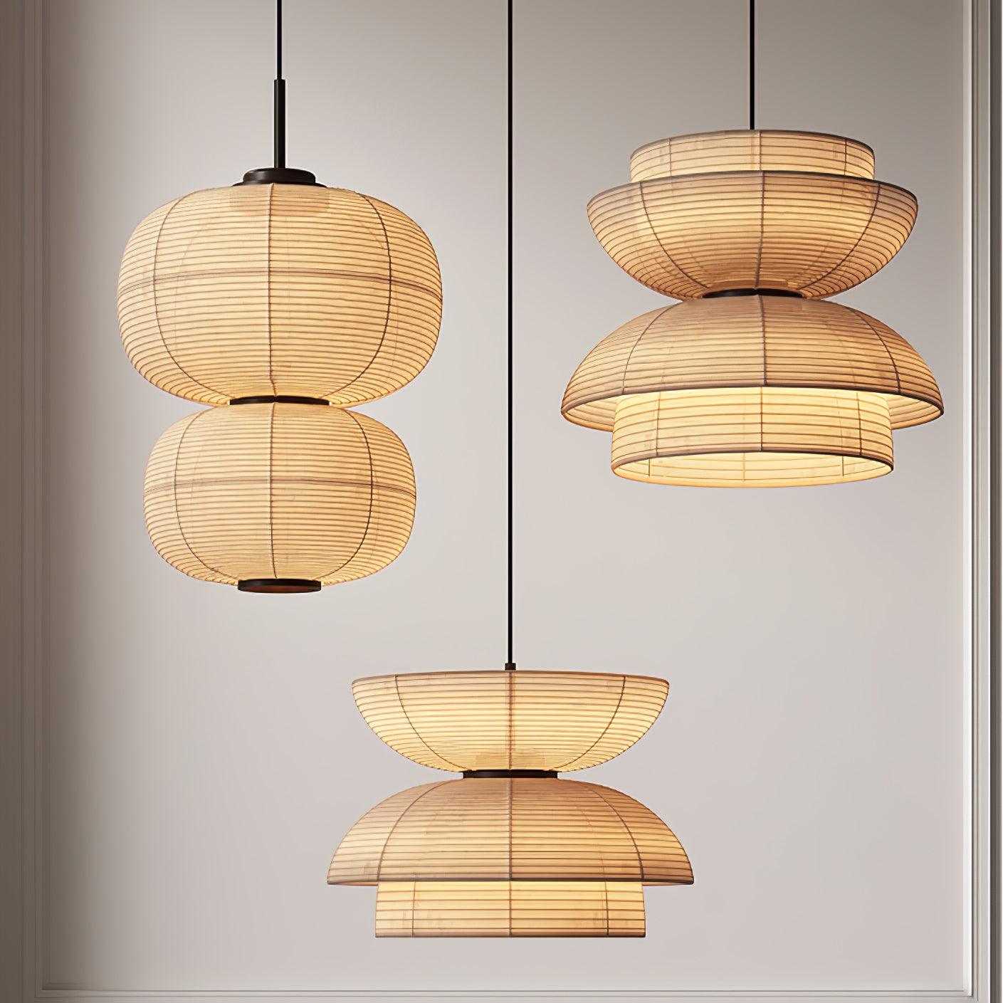 Minimalist Fabric Art Pendant Lamp Modern Textile Hanging Light for Home and Office
