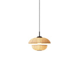Minimalist Fabric Art Pendant Lamp Modern Textile Hanging Light for Home and Office