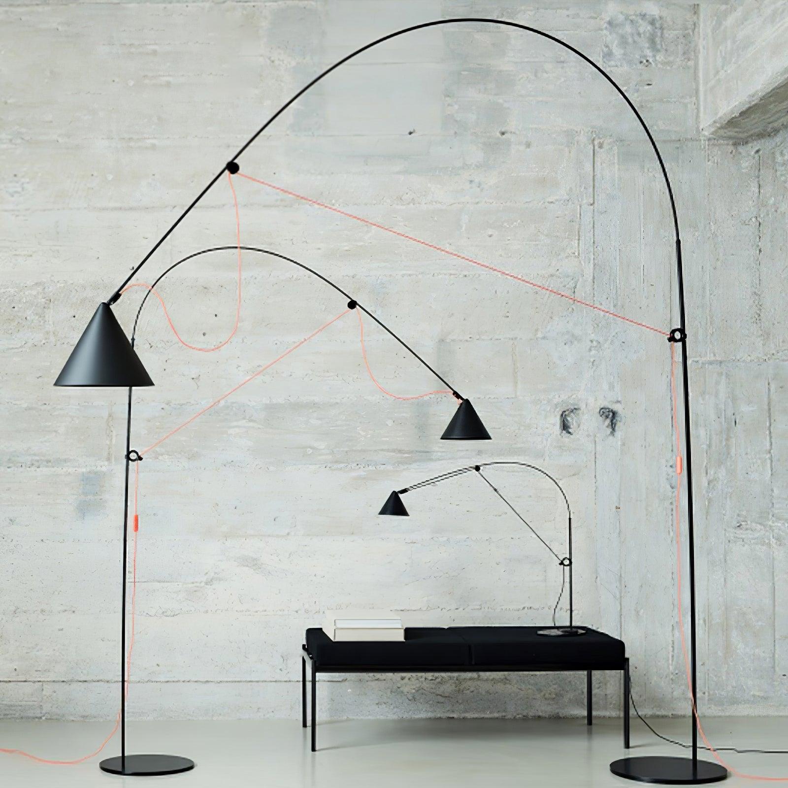 minimalist-flexible-rod-arc-floor-lamp-with-adjustable-cone-shade-and-led-light