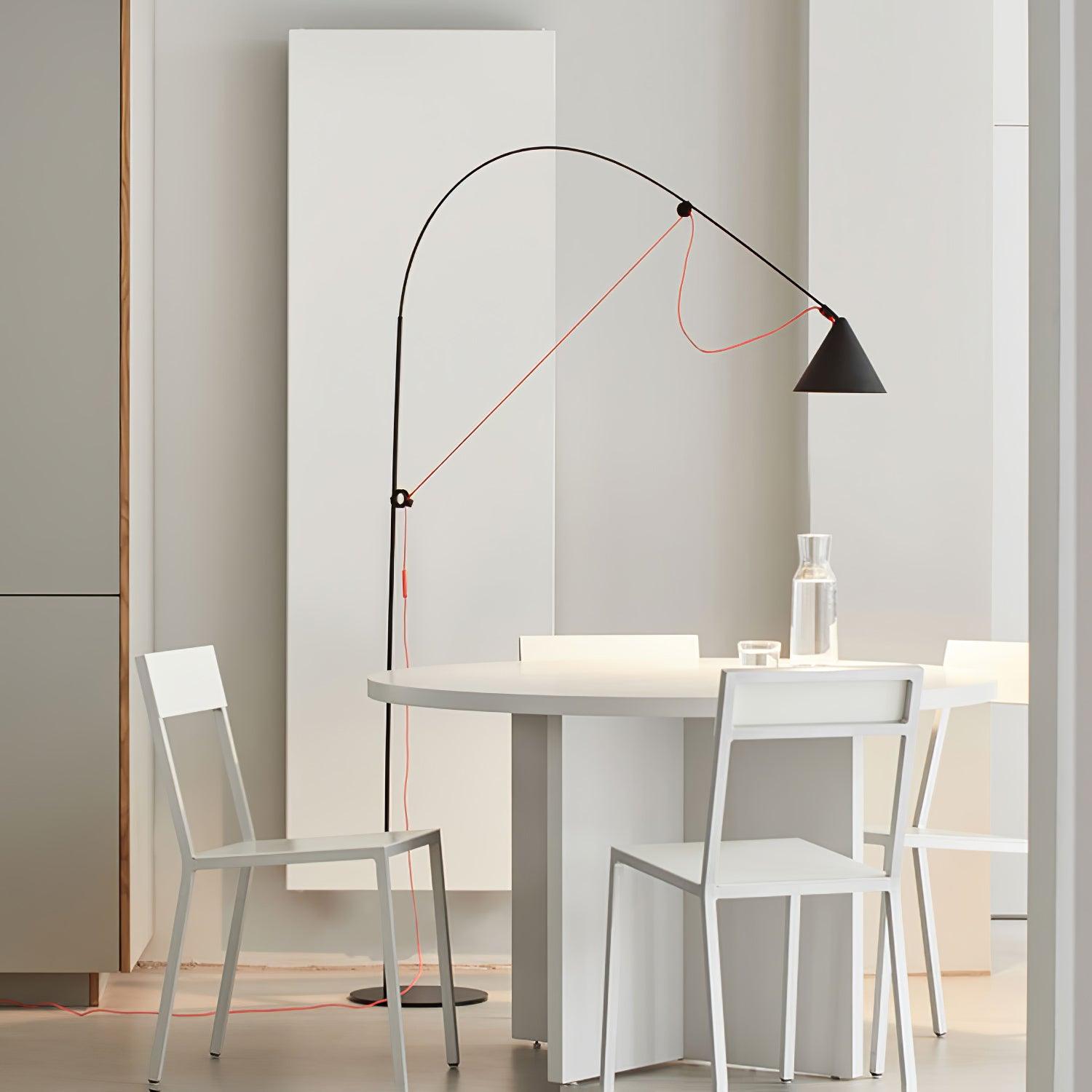 minimalist-flexible-rod-arc-floor-lamp-with-adjustable-cone-shade-and-led-light