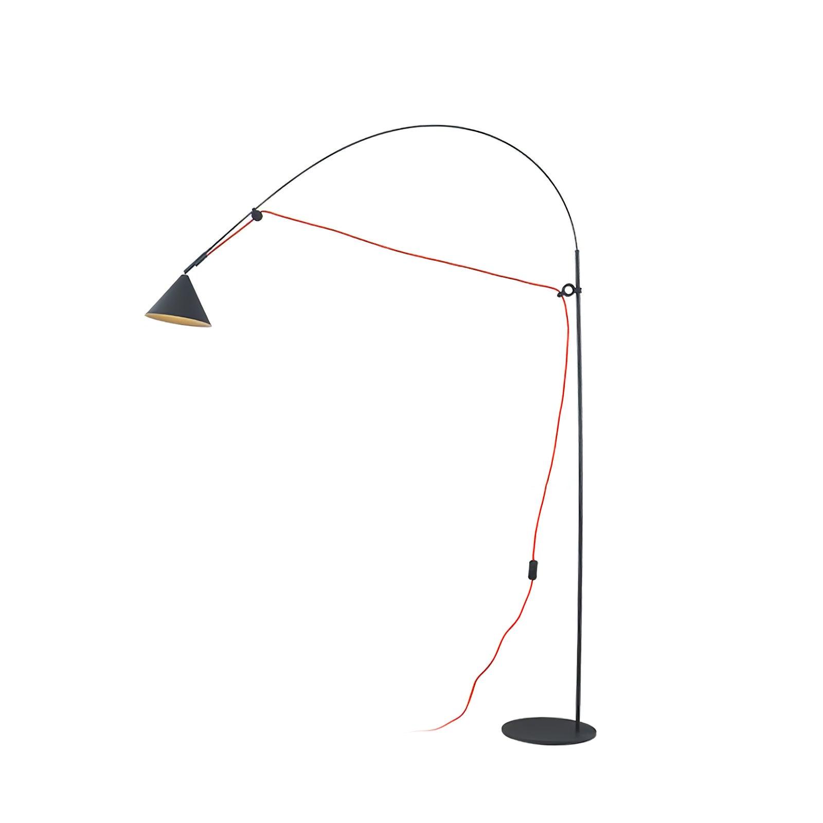 minimalist-flexible-rod-arc-floor-lamp-with-adjustable-cone-shade-and-led-light