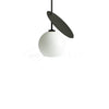 Minimalist Geometric Cherry LED Pendant Light with Frosted Glass Globe Shade for Modern Interiors