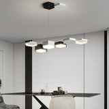 Minimalist Geometric LED Chandelier Dimmable Modern Pendant Light for Dining Area