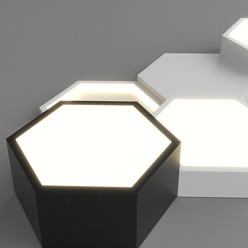 Minimalist Geometric LED Chandelier Dimmable Modern Pendant Light for Dining Area