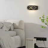 Minimalist Geometric LED Wall Sconce Modern Iron and Acrylic Light Fixture for Living Room